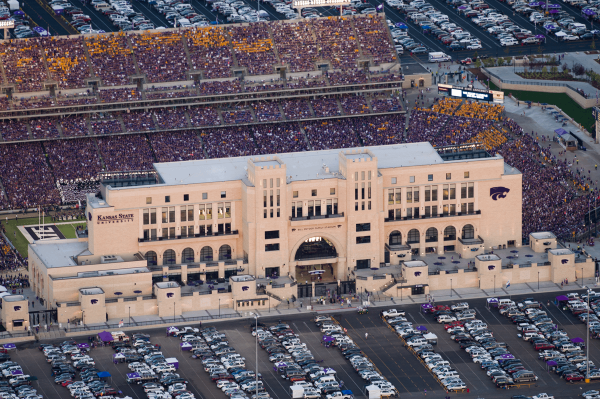 Kansas State University West Stadium Center GE Johnson