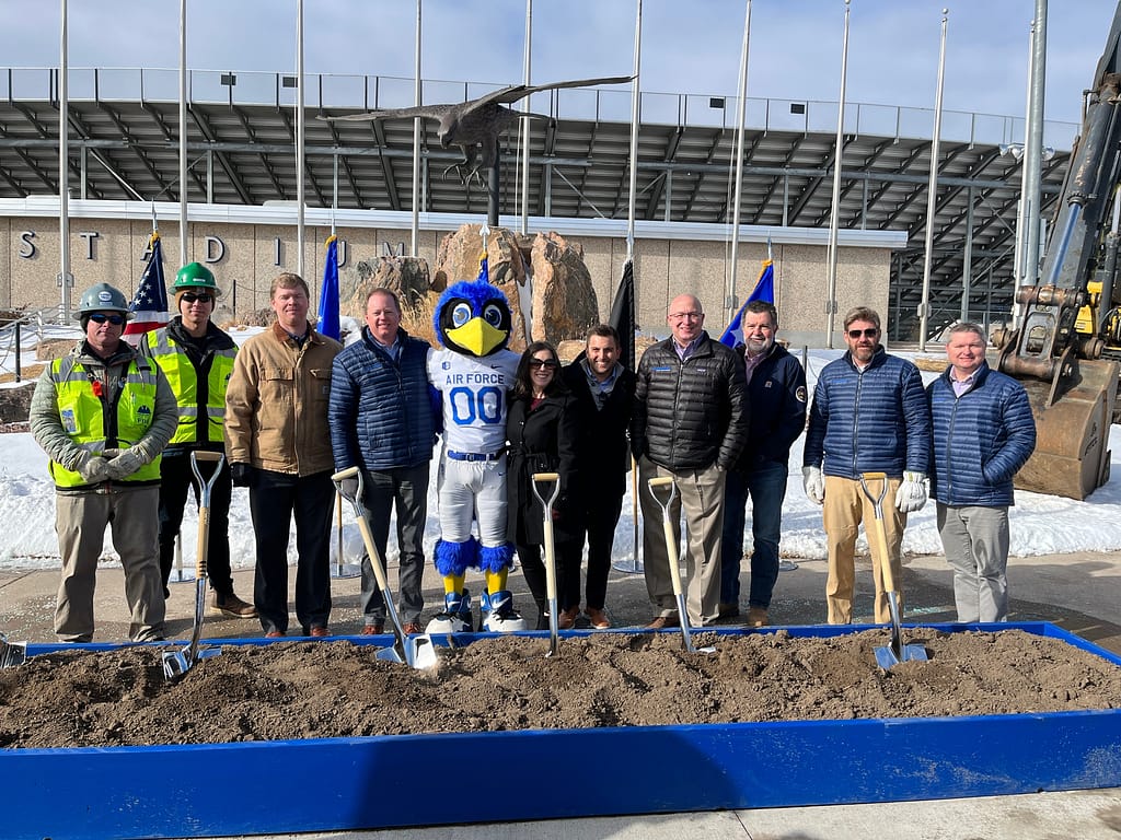 Groundbreaking celebration held for United States Air Force Stadium ...