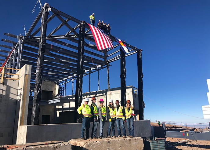 Pikes Peak Topping Out